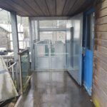Galvanised Mezz Floor Goods Lift