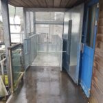 Galvanised Mezz Floor Goods Lifts