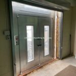 Interlocked Galvanised Goods Lift Doors